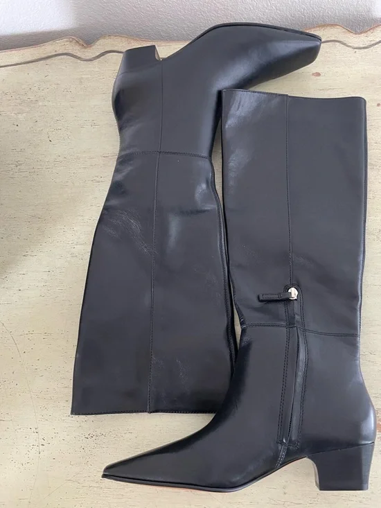 Madewell The Lexie Tall Boot in Black Leather Size 7 NWOB $298 NX079 - Picture 6 of 7